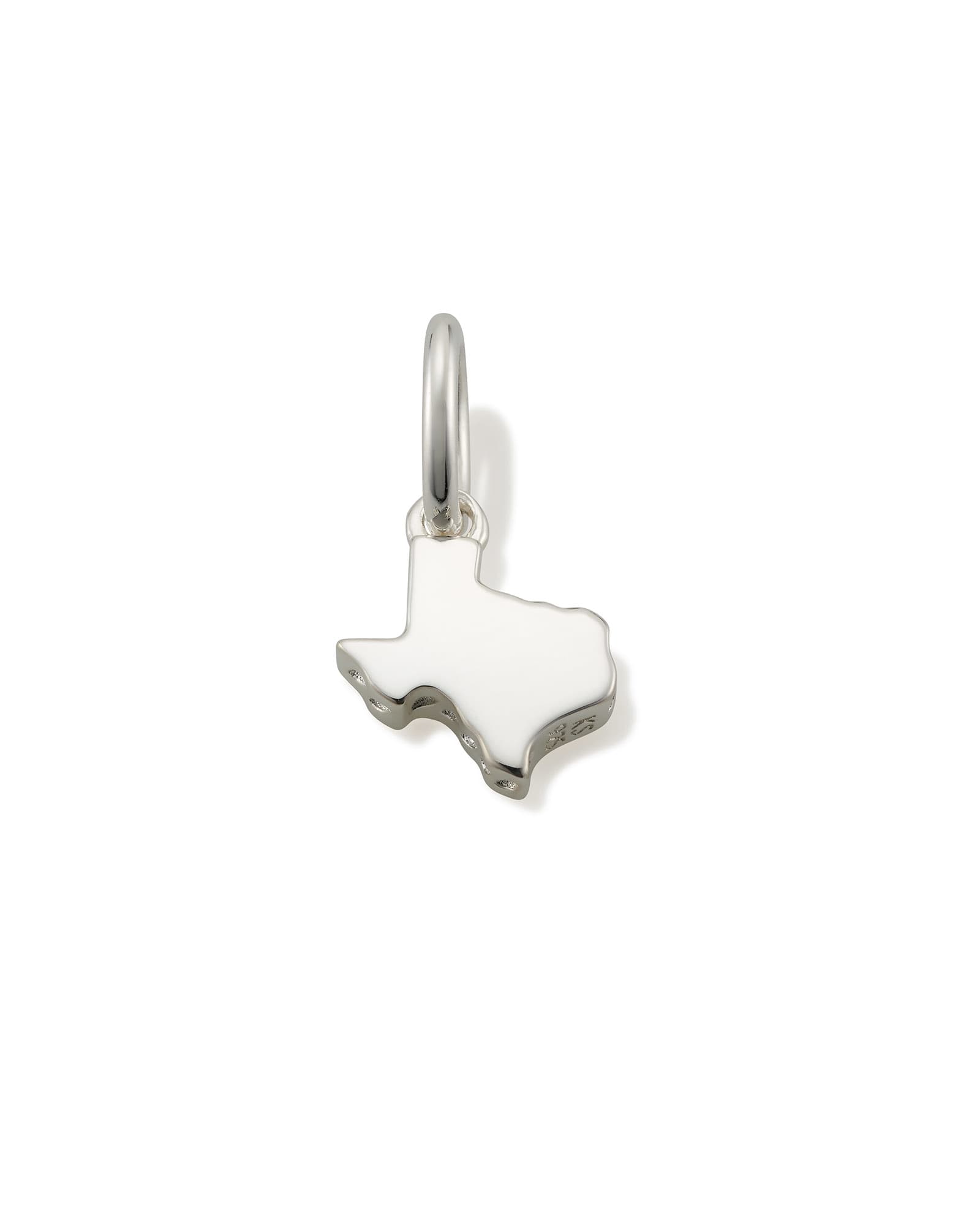 Kendra Scott Small Texas Charm in Sterling Silver | Metal